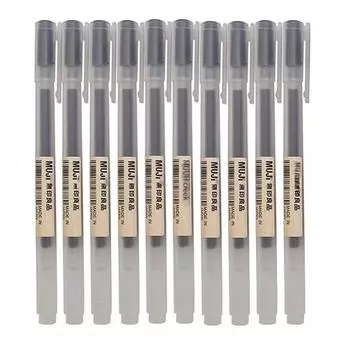 Ручка гелевая Kawaii черная/красная/синяя 0,38 мм 0,5 мм чернила японская цветная ручка для офиса и школы шариковая ручка японская канцелярия 0.5mm refill синий