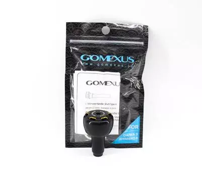 Ручка Gomexus AS30BKGD Alu Black Gold 30 мм Shimano A, Daiwa S (4848)