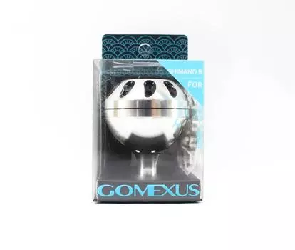 Ручка Gomexus B47SRRSRBK-G, алюминий, серебристо-черный, 47 мм Daiwa L (2776)