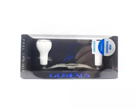 Ручка Gomexus BS100H27WTTBK Алюминий, Серебристый Белый 100 мм 7x4 мм Shimano (2912)