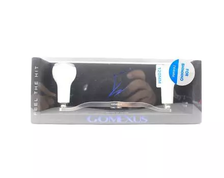 Ручка Gomexus BS120H27WTTBK Алюминий, серебристо-белый, 120 мм, 7x4 мм, Shimano (5616)