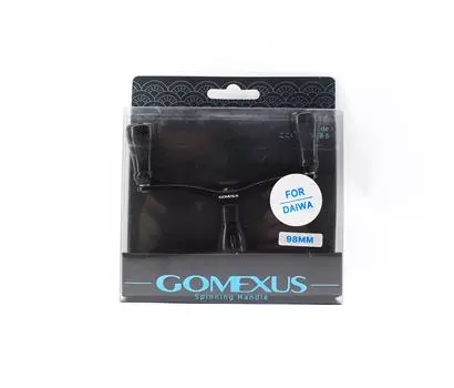 Ручка Gomexus MYD98A20BKBK двойная алюминиевая, черная, 98 мм Daiwa (2004)