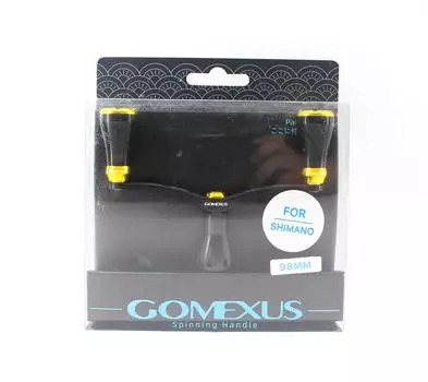 Ручка Gomexus MYS98A20BKGD Двойная алюминиевая черная 98 мм Shimano (1984)