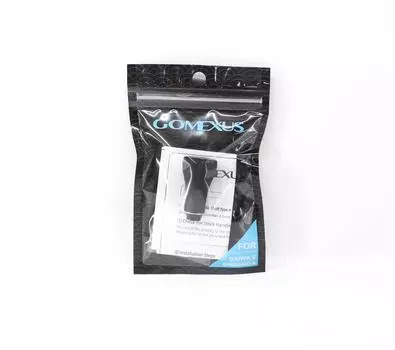 Ручка Gomexus TPE20BKBKSR TPE Черный Серебристый 38 мм Shimano A, Daiwa S (9257)