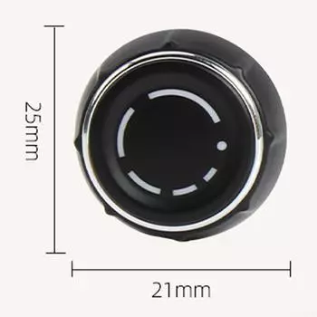 Ручка громкости, 1 шт., черная для Macan, пластиковая, серебристая 97064292901 #2