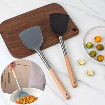 Ручка из бука, пищевая, термостойкая, можно мыть в посудомоечной машине, сковорода с антипригарным покрытием, кастрюля, кухонная посуда, токарь чёрный