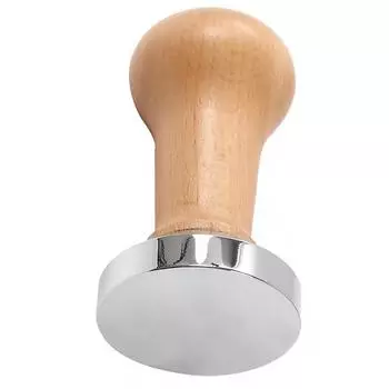 Ручка из цельного дерева, молоток для кофе, пресс для порошка, соковыжималка из нержавеющей стали 2#