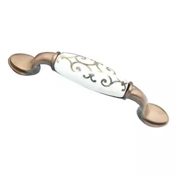 Ручка из цинкового сплава 96 мм античная керамическая ручка ящика с трещиной