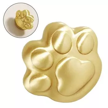 Ручка из латуни с одним отверстием, ручка для мебели, ручки для шкафов, ручки для комода золотой