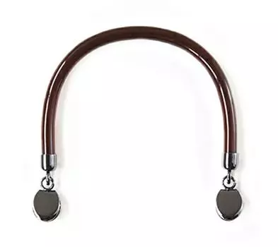 Ручка из материала для сумки Hamanaka с черепаховым черным металлом Ножницы для творчества, H210-219-3