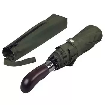 Ручка из натурального британского дерева с красивым деревянным британским двойным складным навесом 8, автоматическим, для прыжков в солнечную и дождливую погоду, один большой джентльменский