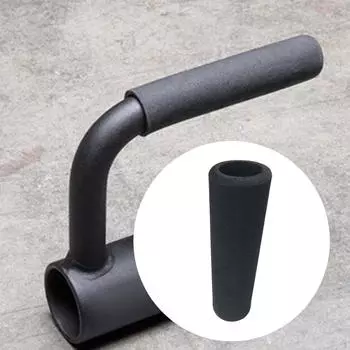 Ручка из пенопласта, черная крышка ручки, ручка для поднятия тяжестей, оборудование для фитнеса