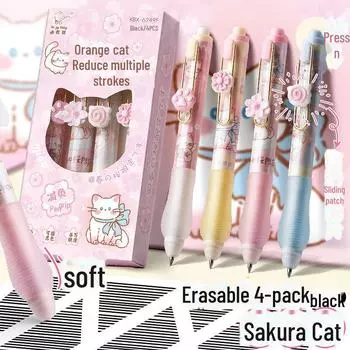 Ручка Kaba Bear стираемая гелевая с мягкой накладкой для учеников третьего класса