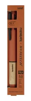 Ручка-карандаш Mitsubishi Jet Stream Karimoku Sunset Orange многофункциональная 4&1 0.5 MSXE5KF05.4