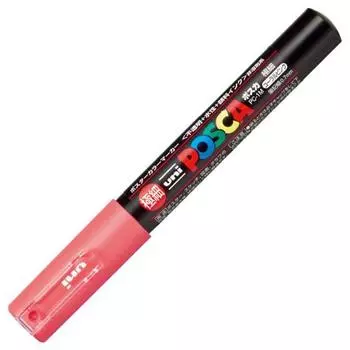 Ручка-карандаш Mitsubishi Pencil на водной основе Posca Extra Fine PC1M.66 Coral Pink 10 шт.