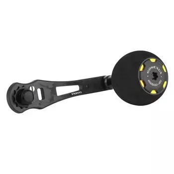 Ручка катушки Gomexus CL75 из кованого карбона, совместимая с катушкой Daiwa Shimano Bait Reel Single Handle, ручка катушки Seaborg Saltiga Ocean Conquest Double Axis