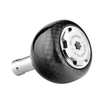 Ручка катушки Gomexus F38, круглая ручка из углеродного волокна 38 мм, сменная ручка Daiwa Type S, Shimano Type A, катушка для спиннинга, совместимая с морской лодкой