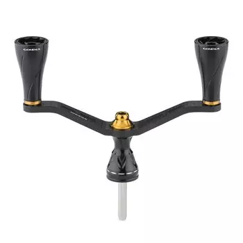 Ручка катушки Gomexus FYT98 из карбона, совместимая с катушкой Daiwa Spinning Reel, двойная ручка Regalis Rebros Cygnus Crest, сменная 98 мм с ручкой