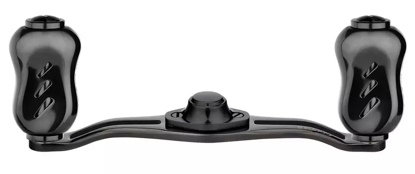 Ручка катушки Gomexus TH90, совместимая с катушкой Daiwa Shimano Bait, титановая двойная ручка, сменная ручка для катушки Tatula Steez Alphas Double Axis, ручка 90 мм чёрный