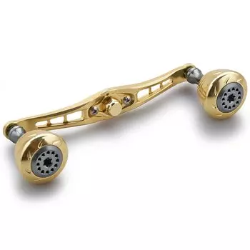 Ручка катушки HEIGHTEN 120 мм для катушки Shimano Daiwa Abu Garcia General Bait Reel серии Spider (120 мм, золото) (546) золотой