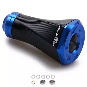 Ручка катушки HEIGHTEN 23 мм, 10 цветов для серии Tornado из авиационного алюминия типа A и S 70, 9,5 г, Shimano/Daiwa (Shimano) (Daiwa) (Черный / синий) (11)