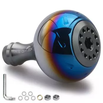Ручка катушки HEIGHTEN 30 мм для Shimano Daiwa общего назначения, тип Aurora, серия 14,5 г (Шимано А) (Дайва С) (Бронзовый) (347)