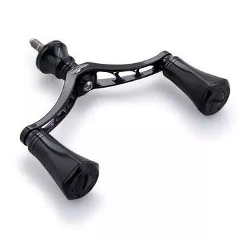 Ручка катушки HEIGHTEN 80 мм с ручкой 20 мм для универсальной спиннинговой катушки Shimano Daiwa серии Tornado (черный) (698)