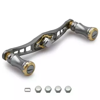 Ручка катушки HEIGHTEN 92 мм для Shimano Daiwa Abu Garcia General Bait Reel Chess Series Gunmetal Gold (92мм, (Ручка)/Пушечная бронза и (Ручка)) (318)