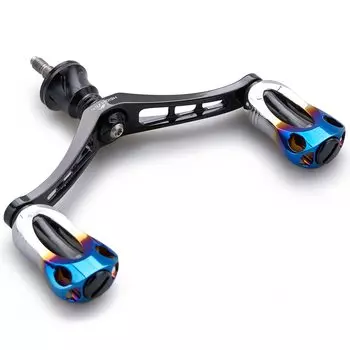 Ручка катушки HEIGHTEN 92 мм с ручкой 22 мм для универсальной спиннинговой катушки Shimano Daiwa серии Aurora (черный) (575)