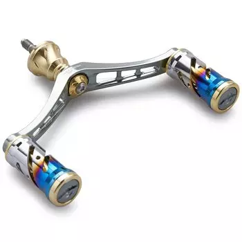 Ручка катушки HEIGHTEN 92 мм с ручкой 16 мм для универсальной спиннинговой катушки Shimano Daiwa серии Vortex (Золото (Ручка) и бронза (Ручка)) (591)