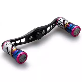 Ручка катушки HEIGHTEN 92 мм с ручкой 16 мм для серии Shimano Daiwa Abu Garcia General Baitcasting Reel Wing (Черный и розовый) (497)