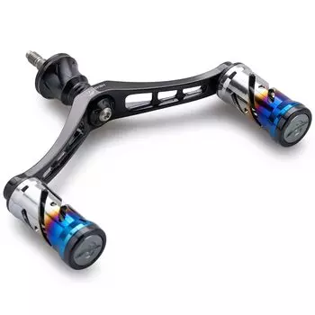 Ручка катушки HEIGHTEN 92 мм с ручкой 16 мм для универсальной спиннинговой катушки Shimano Daiwa серии Vortex (черный) (583) чёрный