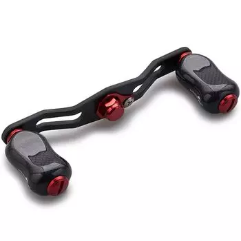 Ручка катушки HEIGHTEN 95 мм с ручкой 21 мм из карбона SHIMANO DAIWA Abu Gourd Series 1.5K (красный) (755) красный