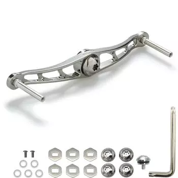 Ручка катушки HEIGHTEN Bait 4 цвета 70 авиационный алюминий Shimano Daiwa Abu или Lucia для катушки Bait 88/115/130 мм (Нет ручки) (Бронзовый сплав, 130 мм) (341)