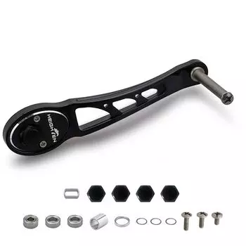 Ручка катушки HEIGHTEN Bait Reel SHIMANO DAIWA Abu Bait Reel General Ach Series 80/90 мм (Нет ручки) (черный) (795) чёрный