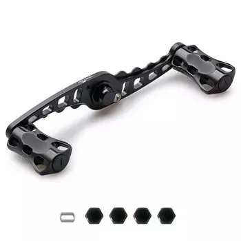 Ручка катушки HEIGHTEN для Shimano DAIWA Abu General Bait Reel Wave Series 95/110 мм (95 мм, черный) (200) чёрный