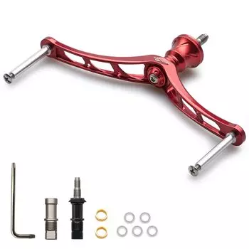 Ручка катушки HEIGHTEN для универсальной спиннинговой катушки Shimano DAIWA 80/92/95/98/110 мм (Нет ручки) (110 мм - Красный) (245)