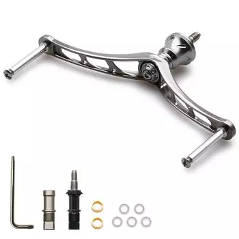 Ручка катушки HEIGHTEN для универсальной спиннинговой катушки Shimano DAIWA 80/92/95/98/110 мм (Нет ручки) (110 мм - Бронзовый) (243)