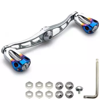 Ручка катушки HEIGHTEN с ручкой 22 мм для универсальной катушки SHIMANO DAIWA Abu серии Aurora 88/90/115 мм (115 мм - Бронзовый) (678)