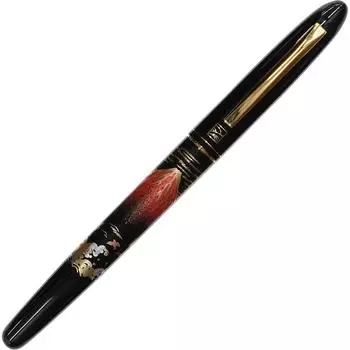 Ручка-кисть Kuretake Letter Pen Ручка-кисть Kuretake Letter Pen Makie Monogatari Красная Fuji Черная Axis ER186-115