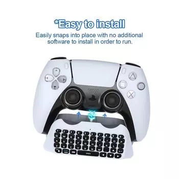 Ручка-клавиатура AU Bluetooth-совместимая 3.0 для PS5 Gamepad Mount Mini Keypad