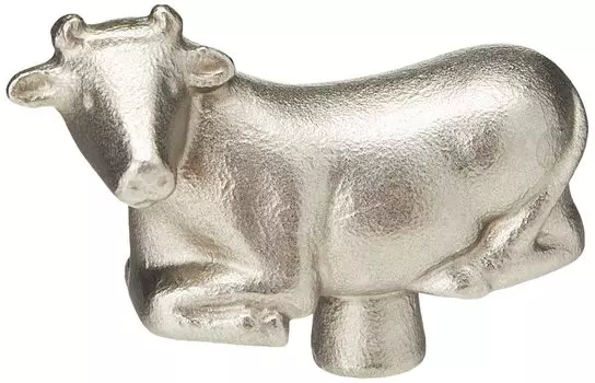 Ручка-кнопка staub японские ручки Животное Корова [Авторизованный продукт] 40511-486 серебряный