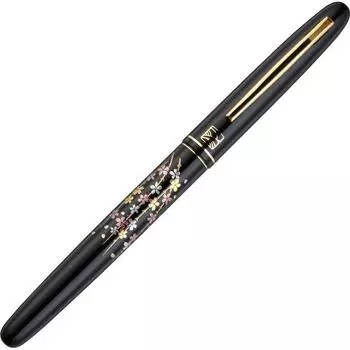 Ручка Kuretake Fude Кисть Kuretake Fountain Brush Makie Monogatari Weeping Cherry Blossom Black Black Axis DU184-115 чёрный