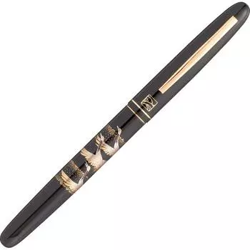 Ручка Kuretake Fude Pen Фонтанная кисть Kuretake Makie Monogatari Tsuruju Chitose Black Axis DU184-815 чёрный