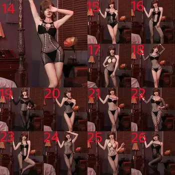 Ручка милосердия нижнее белье женская страсть костюм прозрачный сексуальный соблазн открытые сетчатые носки униформа One Size (80-62.5 kg)