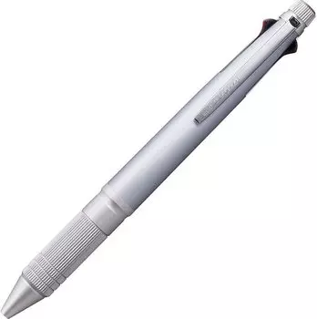 Ручка Mitsubishi Pencil Jet Stream Pen Metal Edition Metal Ice Silver Купить набор из 4 и 1 многофункциональных 0,5 мм MSXE5200A5.81 [Опт 3]