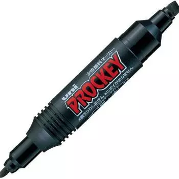 Ручка Mitsubishi Pencil на водной основе Signature Pen Procky Twin Fine + Bold Black PM150TR.24 10 штук