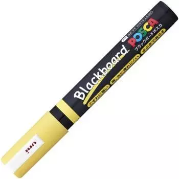 Ручка Mitsubishi Pencil Water-based Pencil Black Board Posca Medium Point PCE2005M1P.2 Yellow 10 штук