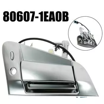 Ручка наружной двери автомобиля левая передняя для Nissan 370Z 2009-2018 80607-1EA0B серебристая металлическая наружная ручка двери замена CHINA