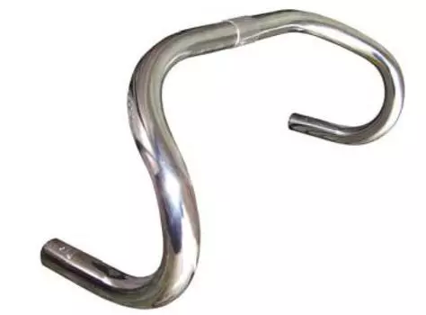 Ручка NITTO Drop, сталь B123 370, серебро B123-37 25,4 серебряный